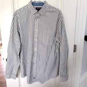 John Bartlett Long Sleeve Striped Dress Shirt